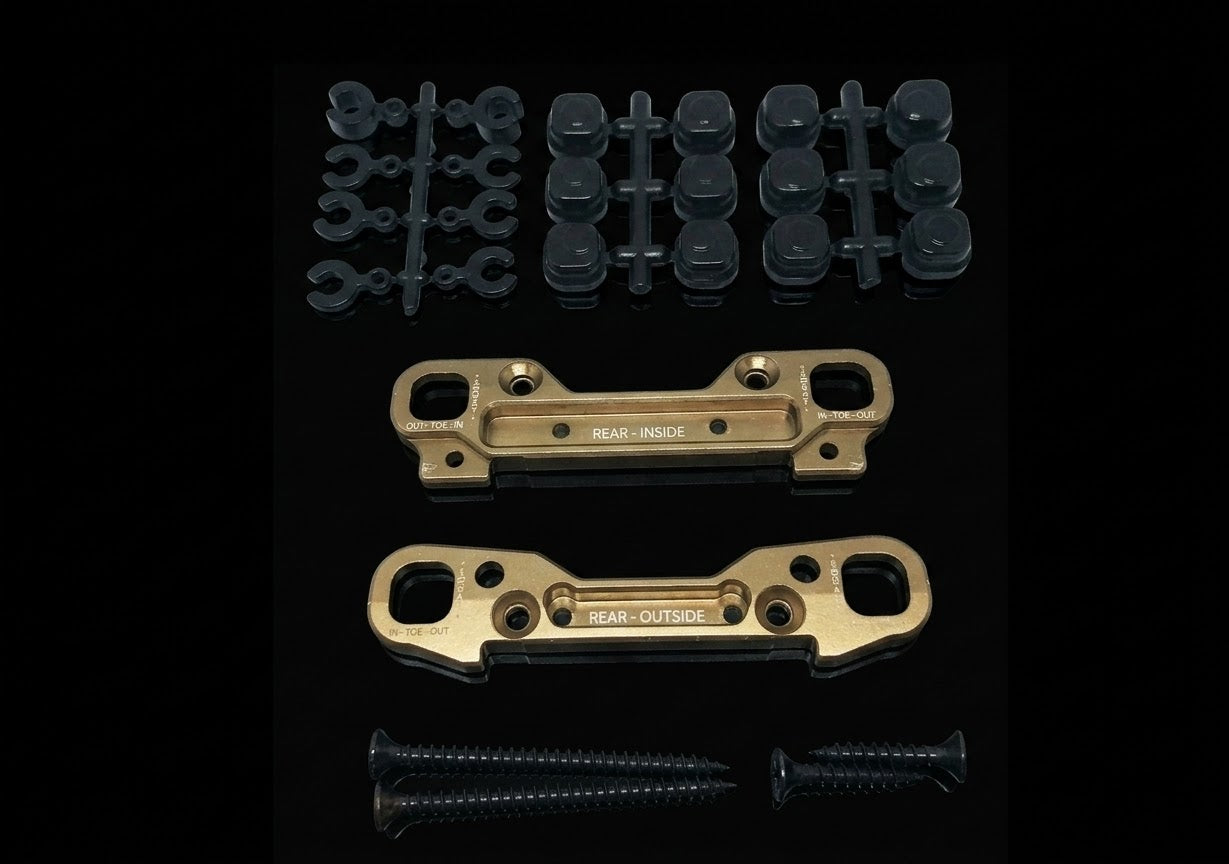 300303A MCD REAR WISHBONE HOLDER SET ALLOY (OPT)