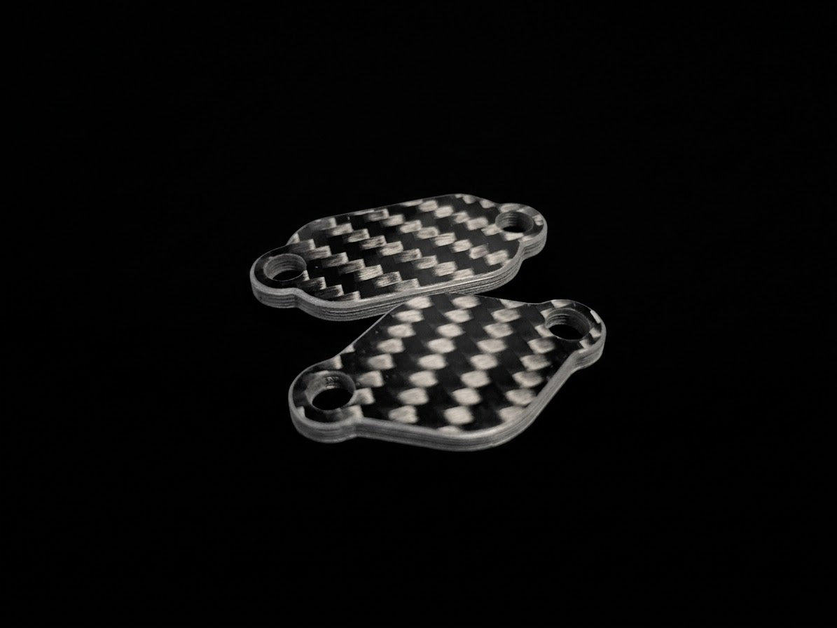 RADICAL RC CARBON FIBRE CARBURETOR AND EXHAUST COVERS