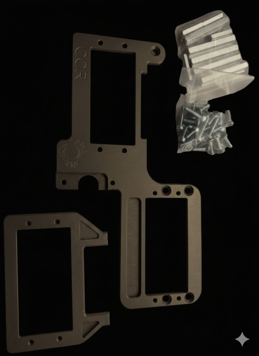 LIMITED EDITION CCR LOSI 5IVE T HARD ANODIZED BILLET SERVO TRAY (NO BOX VERSION)