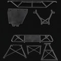 LOSI 5IVE T FRONT AND REAR BUMPER SET