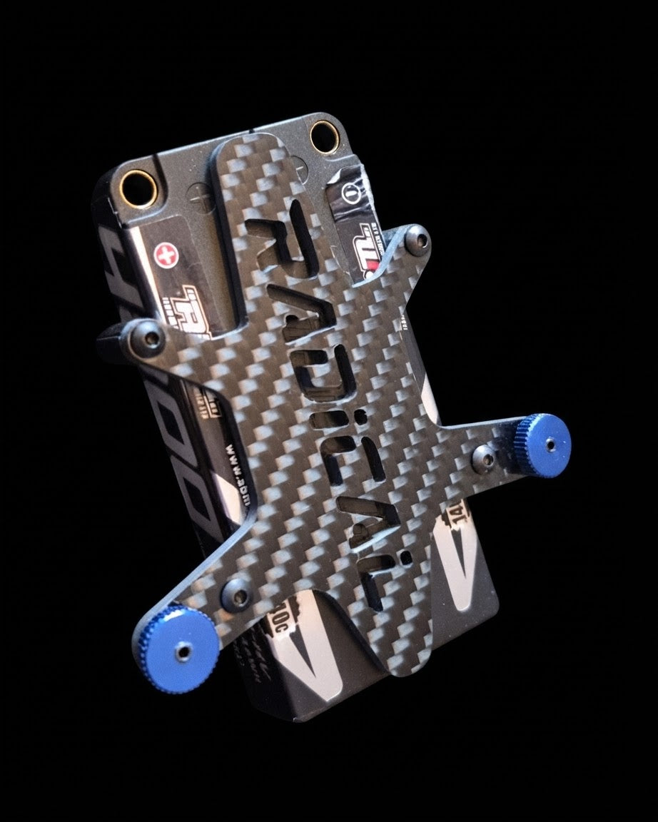 RADICAL RC TEAM ASSOCIATED RC10 B5 CARBON FIBRE BATTERY HOLDER