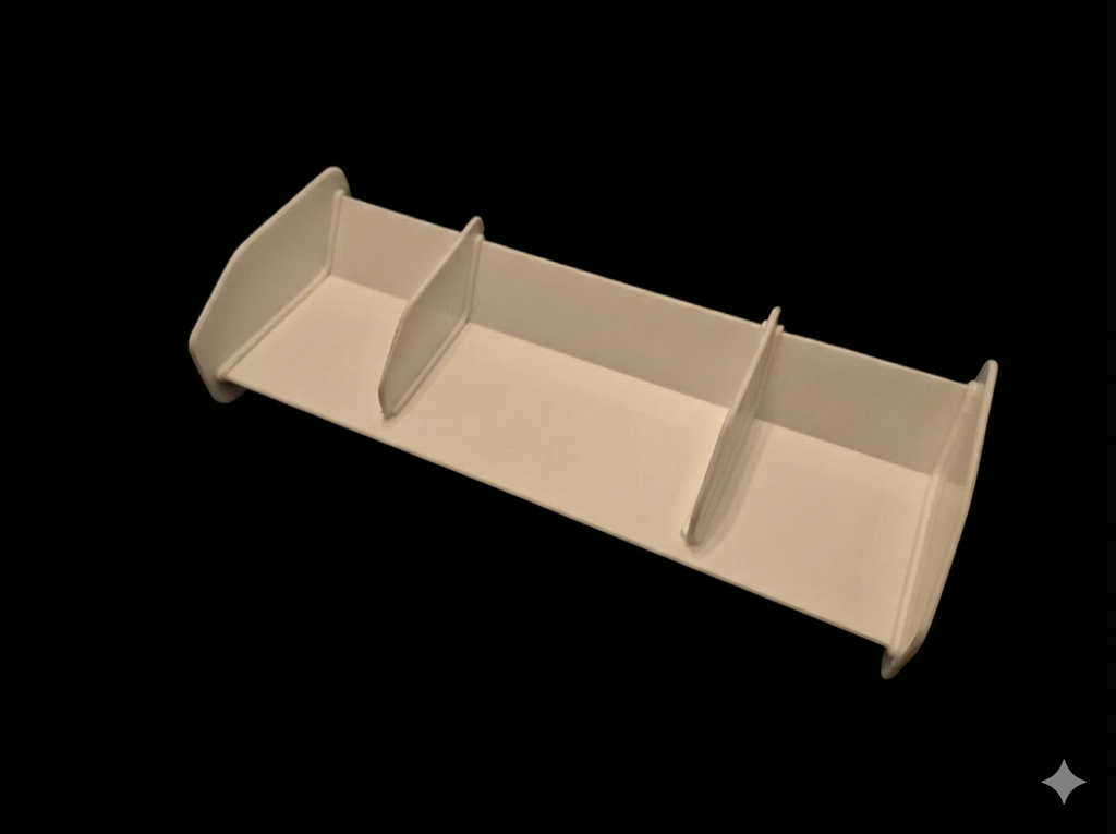 LOSI 5IVE B WING CUSTOM TRIPLE AAA RACING WHITE