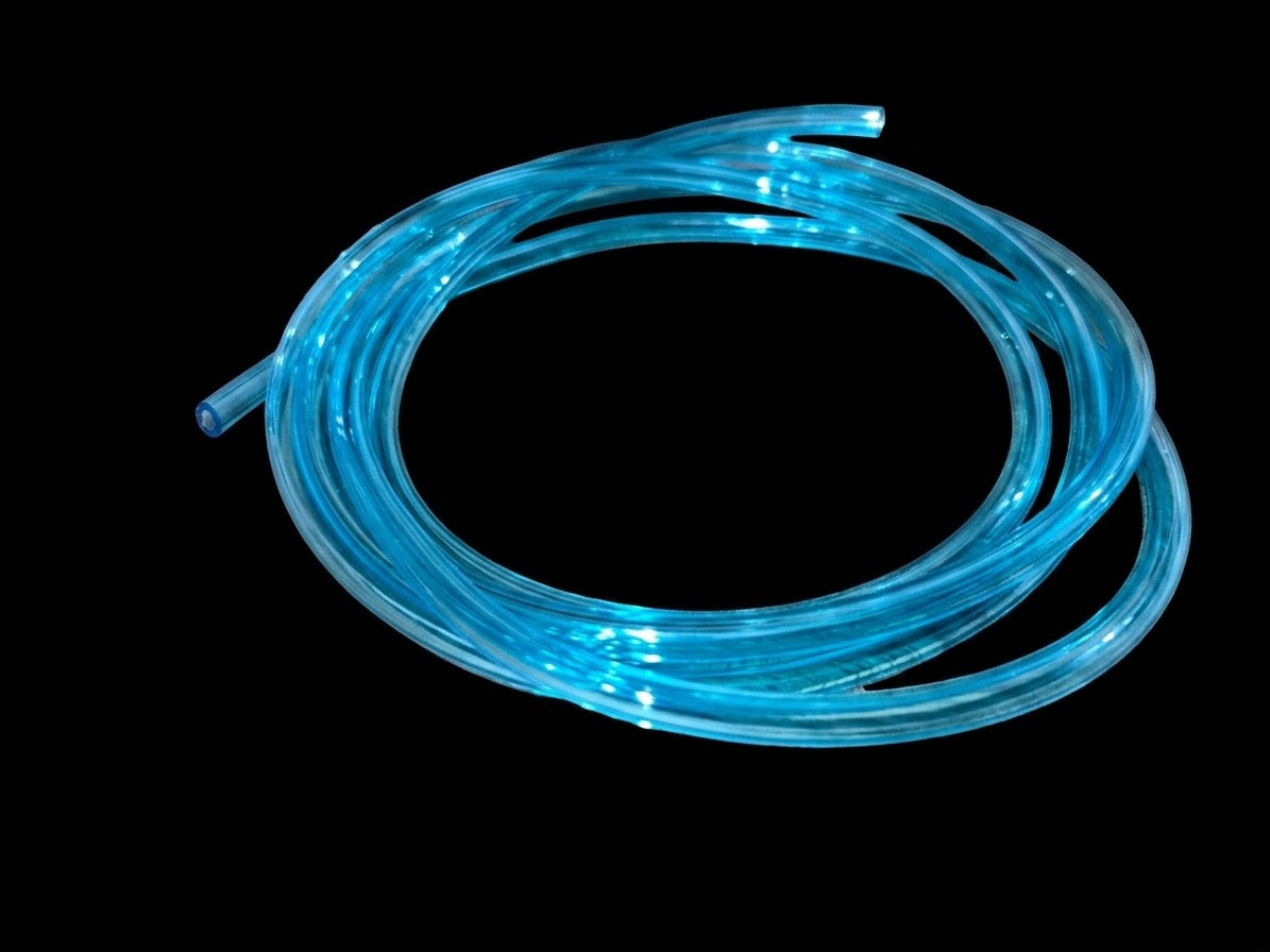 2 STOKE HIGH FLOW FUEL LINE CLEAR BLUE