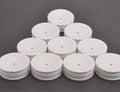 U7466 Schumacher Wheel Front Slim 2wd - White- 5 pr