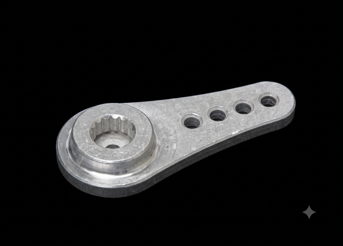 Alloy Horn for Hitec D845/5765/Savox 15T-Spline Servos (New-Style)