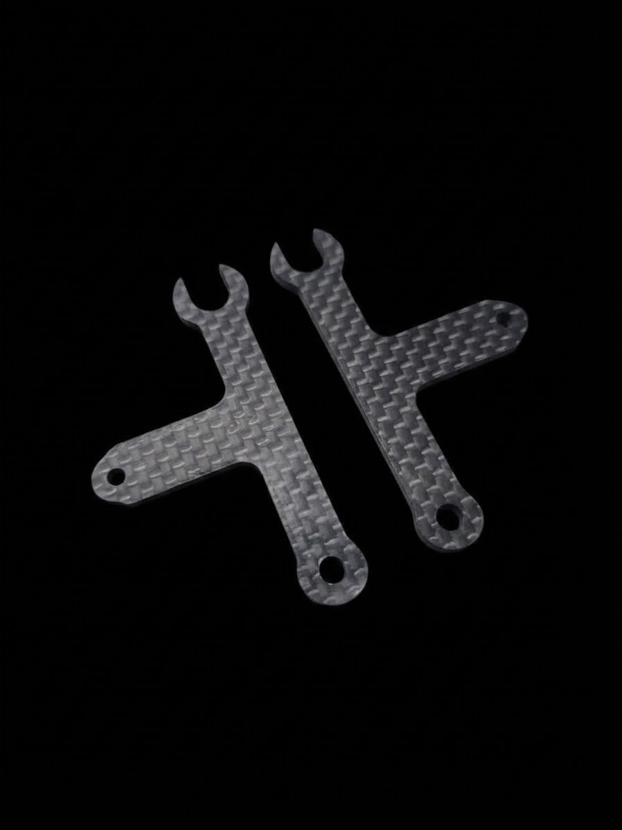 RADICAL RC PROCAT CARBON FIBRE LIPO BATTERY STRAPS