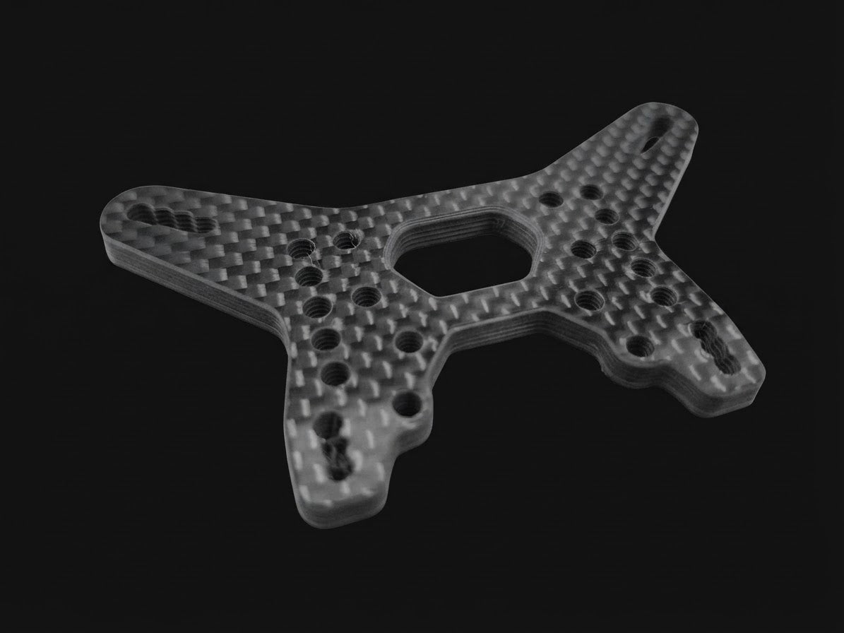 CCR XRAY XB4 24 REAR 5MM CARBON FIBRE SHOCK