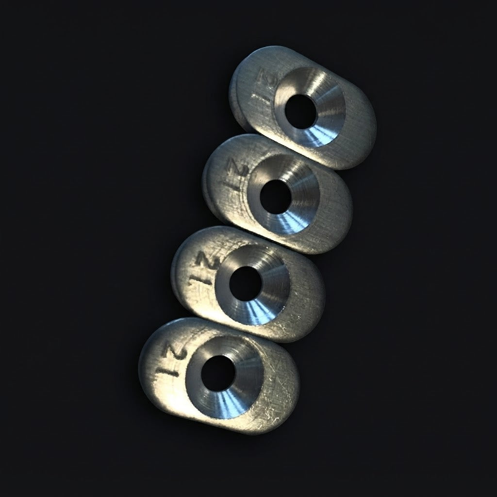 LOSI 5IVE T/B V1 ENGINE SPACER WASHERS 21T (4)