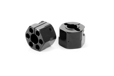 XR365360 XRAY ALU WHEEL HUB 12MM - 6 SLOTS - OFFSET +4.5MM (2)