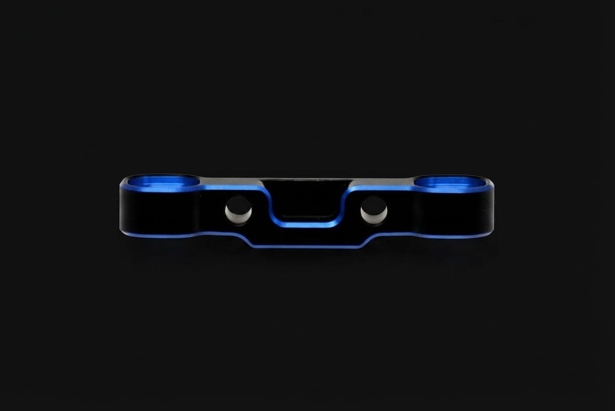EX2244 - Exotek Dual Blue and Black 7075 HD rear arm mount - D block (Associated B7 or B7D B7.1)