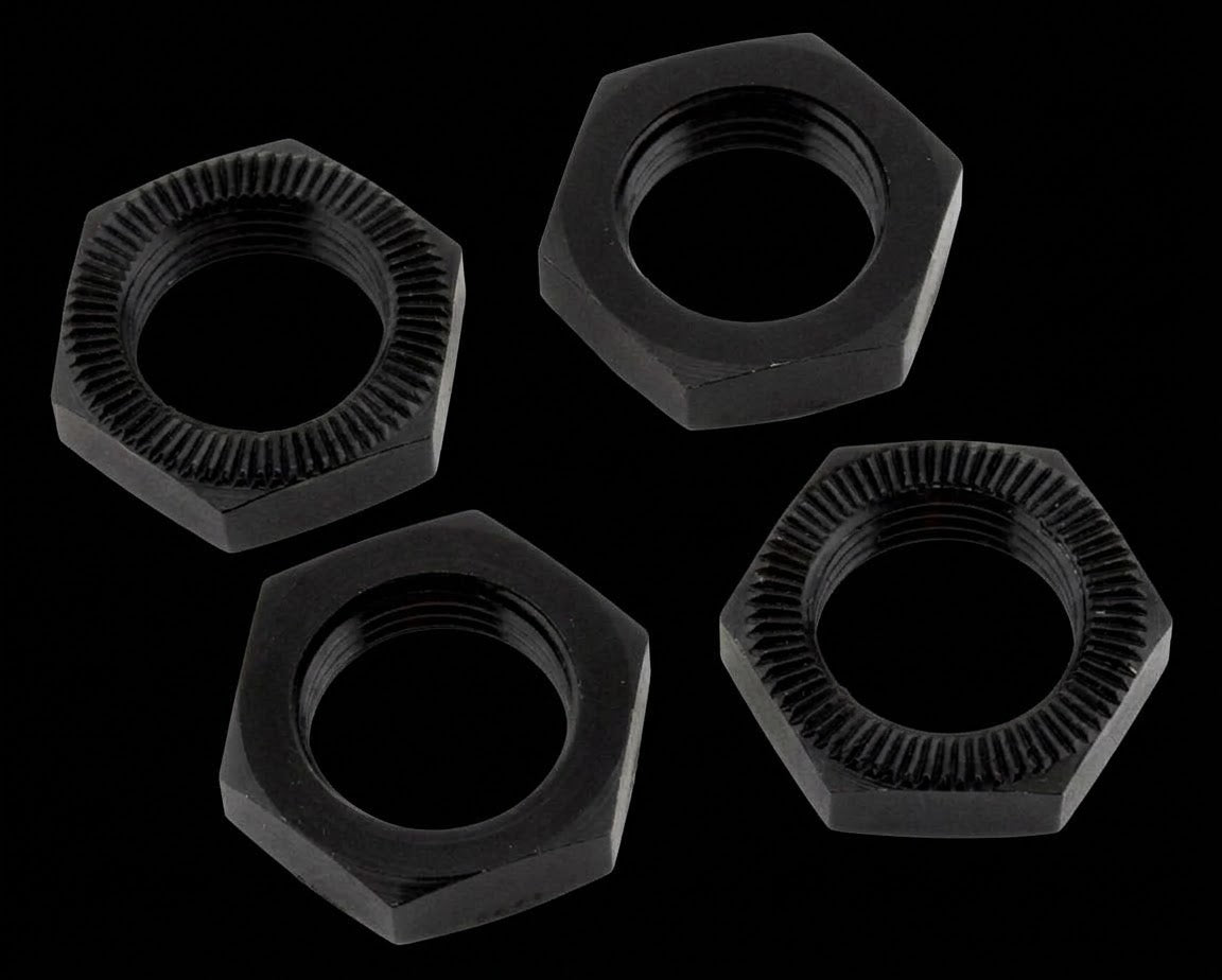 LOSI 5IVE 24MM WHEEL NUT BLACK (4) ALL 5IVE