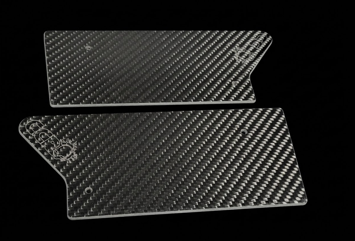 CCR LARGE SHAPED CARBON FIBRE LOSI 5IVE-T CAGE NUMBER BOARDS