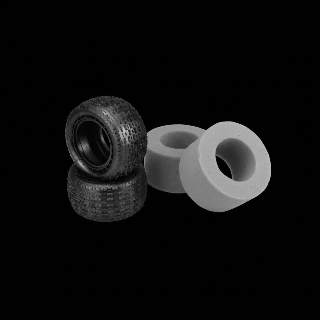 JCONCEPTS SWAGGERS PINK COMPOUND 2.2 TRUCK TYRES WITH FOAM