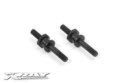 xr368045 XRay Steel Screw Shock Pivot Ball With Hex (2)
