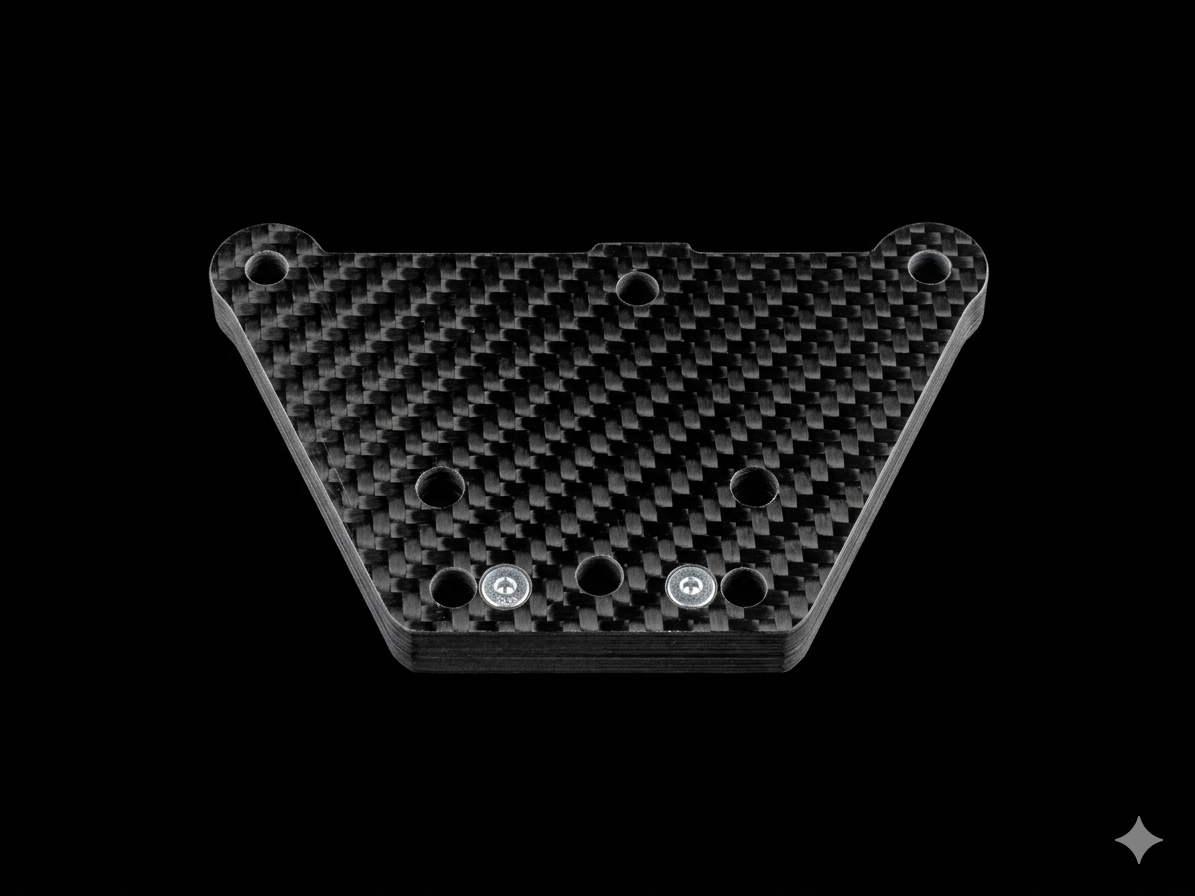 CCR LOSI 5IVE T / B CHASSIS FRONT TOP PLATE BRACE