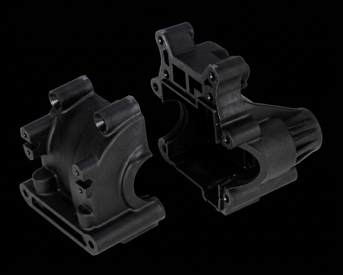 LOSB2542 REAR TRANSMISSION CASE SET LOSI 5IVE T B MINI WRC DIFF HOUSING