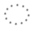 XR930120 XRAY CARBIDE BALL 2.4MM FOR BALL DIFFERENTIAL (12)