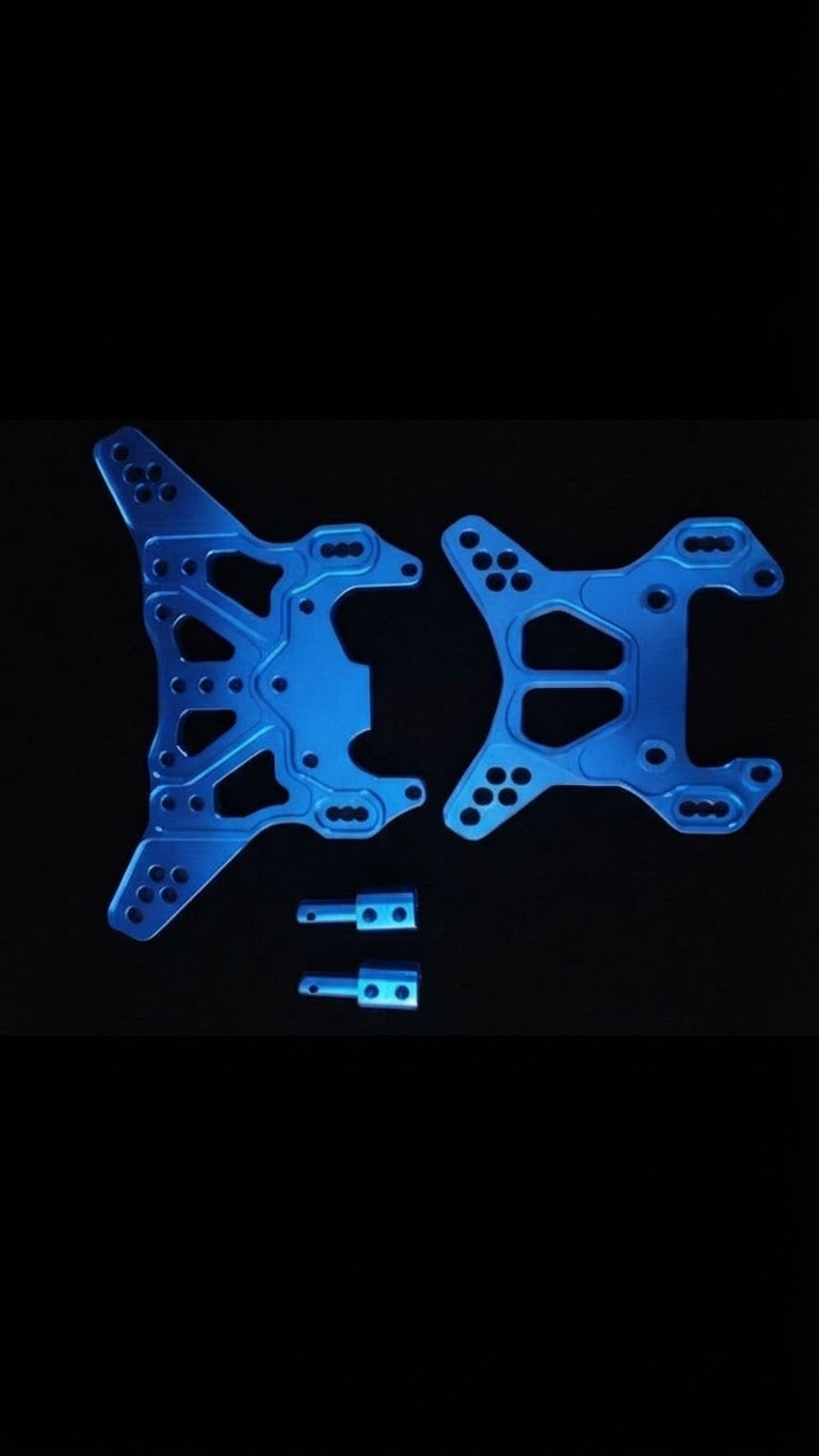 HD RACING LOSI 5IVE-T FRONT AND REAR SHOCK TOWER WITH REAR BODY MOUNT