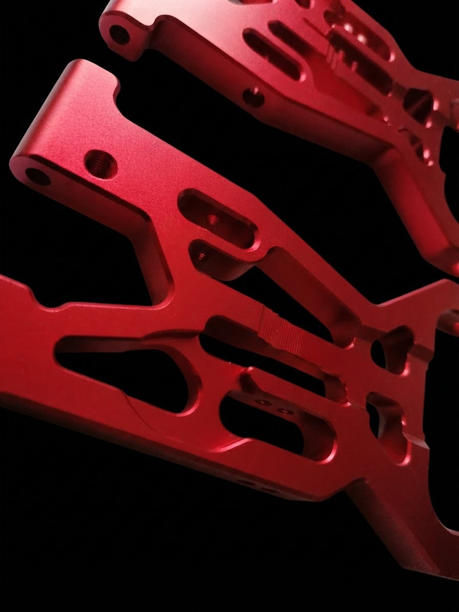 ULTIMATE LOSI 5IVE-T FRONT A ARMS RED ALL 5IVE