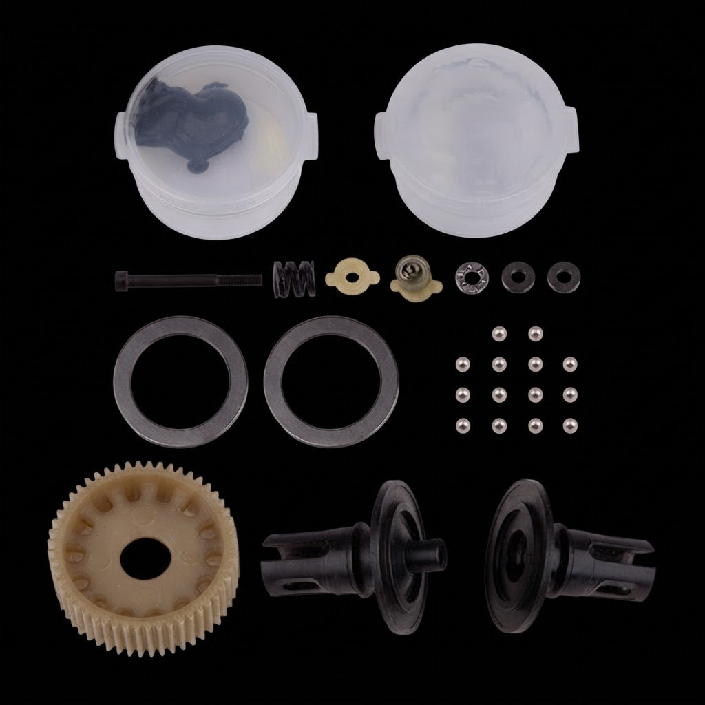 AS91992 RC10B6 BALL DIFFERENTIAL KIT WITH CAGED THRUST