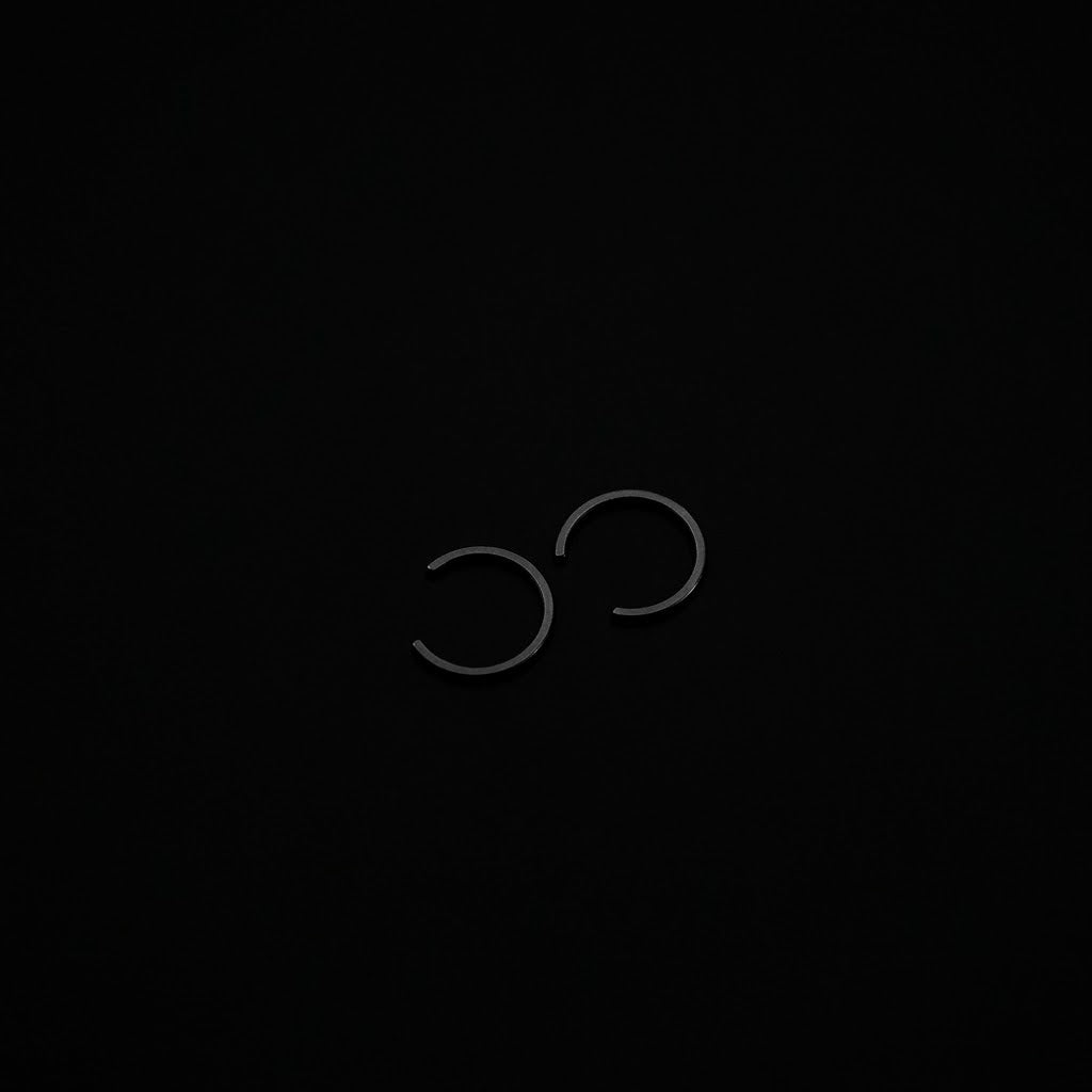 ZENOAH PISTON WRIST PIN SNAP RINGS G320 32cc