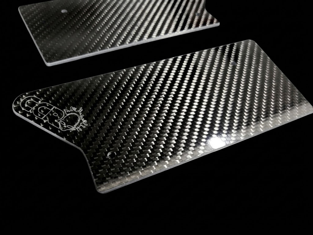 CCR LARGE SHAPED CARBON FIBRE LOSI 5IVE-T CAGE NUMBER BOARDS
