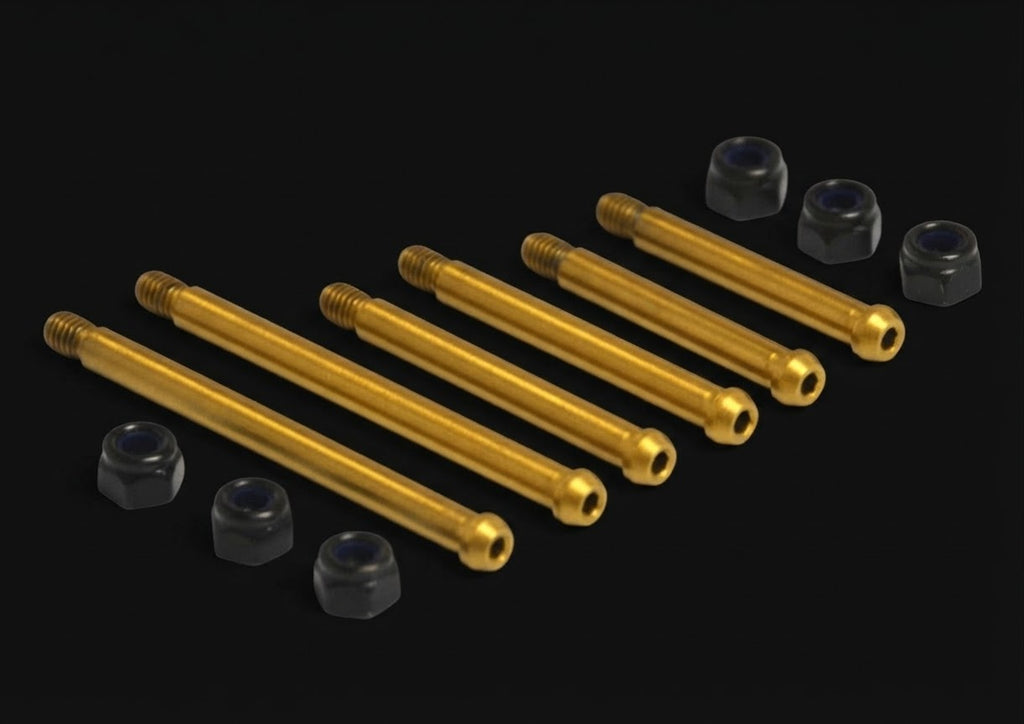 2360 EXOTEK RC10 CLASIC FRONT HINGE PIN SET (6)
