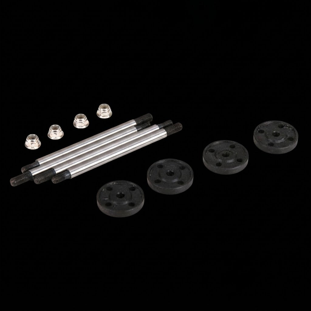 LOS253005 LOSI DBXL FRONT AND REAR SHOCK SHAFT AN PISTON SET