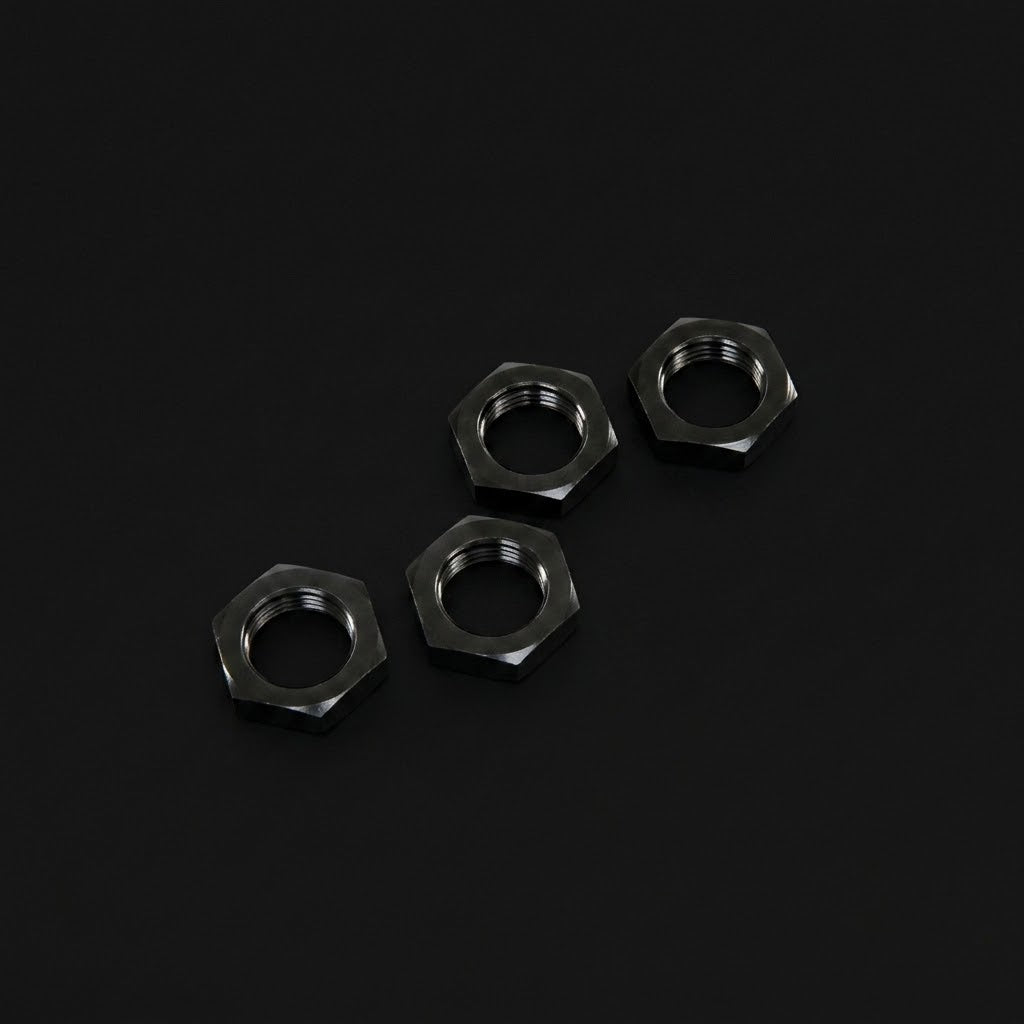 LOS252098 LOSI 5IVE WHEEL NUTS BLACK (4) ALL 5IVE