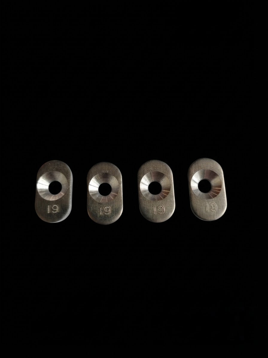 LOSI 5IVE T/B V1 ENGINE SPACER WASHERS 19T (4)