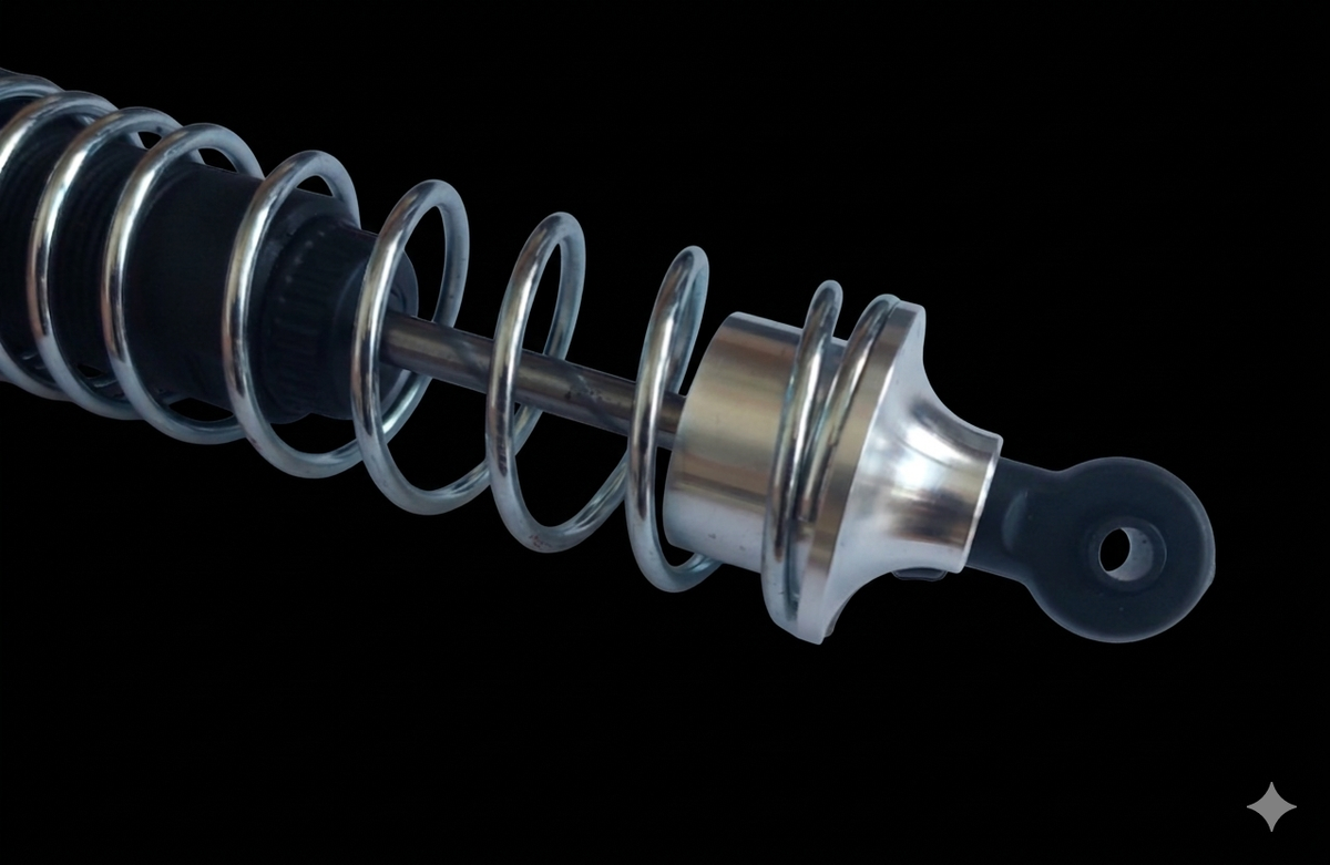 RADICAL RC MCD ALLOY SHOCK SPRING CUPS PERTCHS (2)