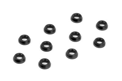 Xr362280-k XRay Alu Conical Shim 3X6X2.0mm (10) black