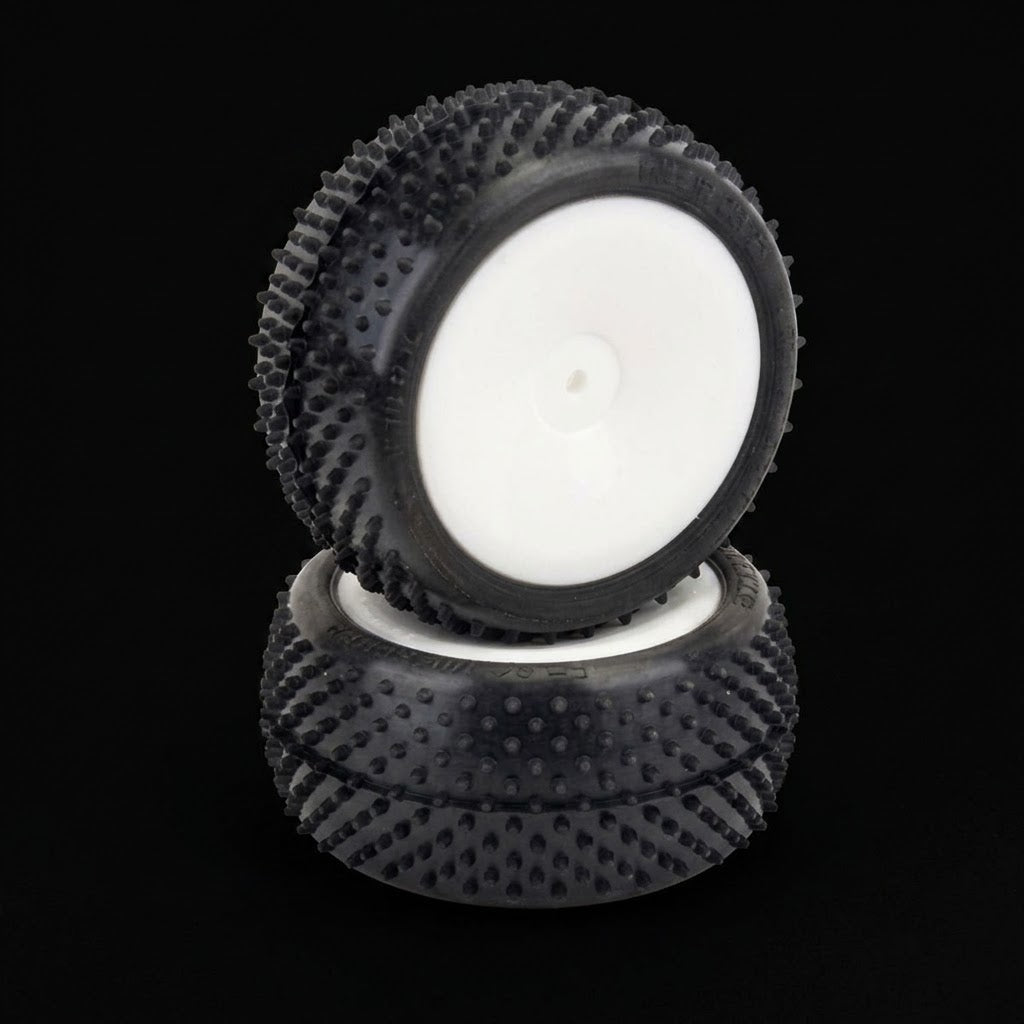 U6892 SCHUMACHER MEZZO TYRE REAR SILVER PRE GLUED