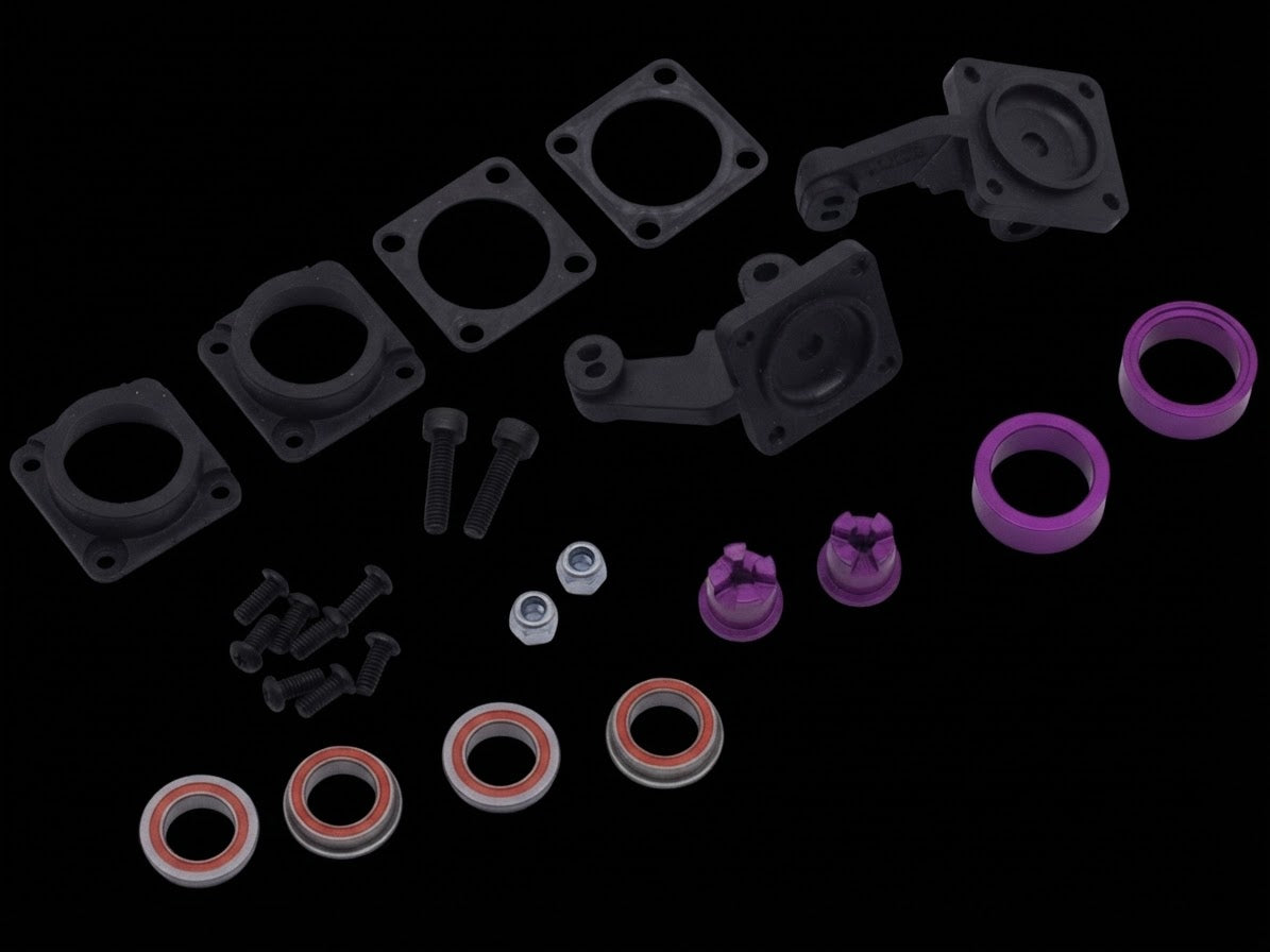 U8817 SCHUMACHER TWIN BEARING FRONT HUB CARRIER SET C2W