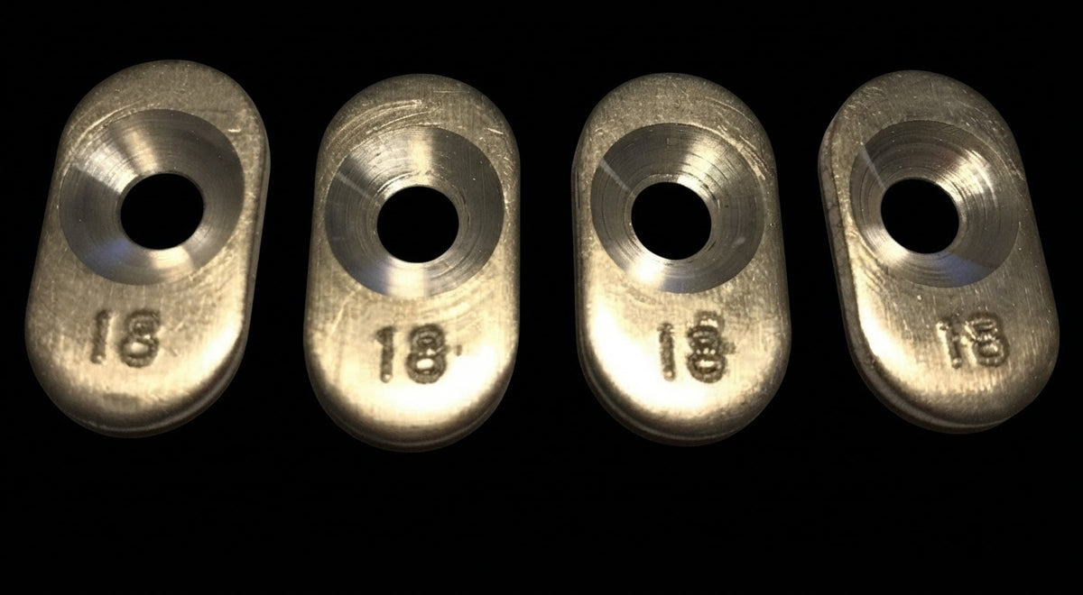 LOSI 5IVE T/B V1 ENGINE SPACER WASHERS 18T (4)