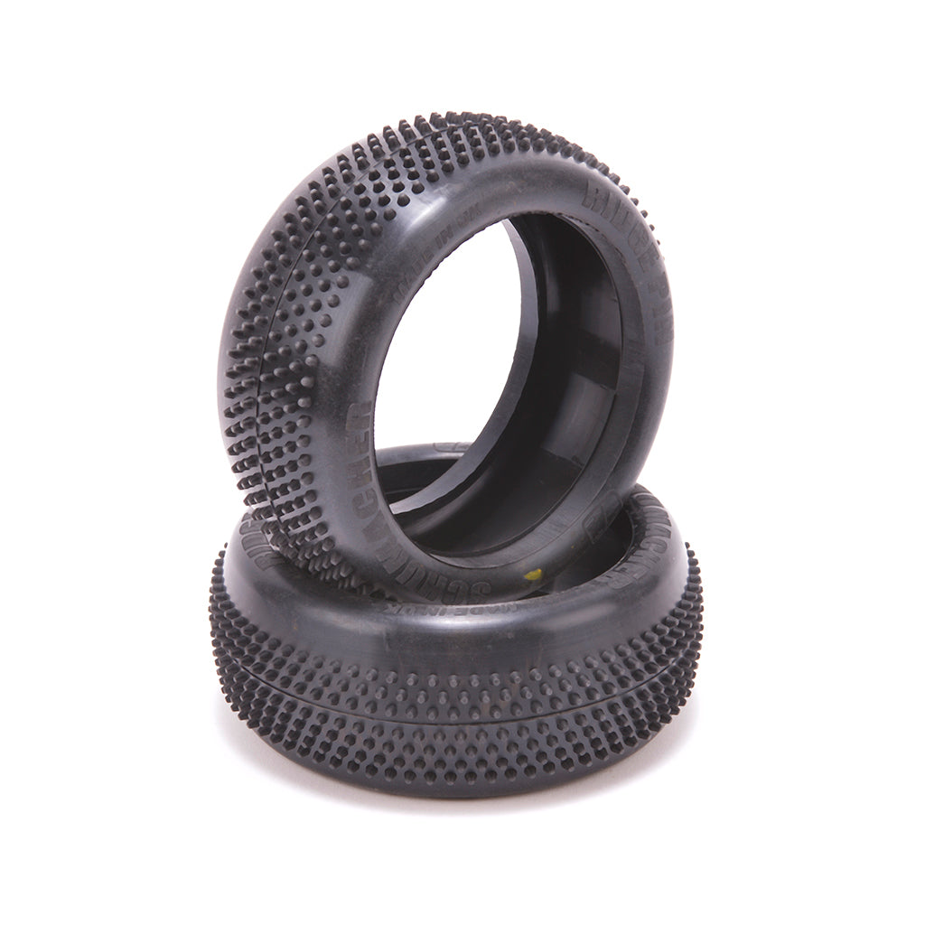 SCHUMACHER RIDGE PIN - 7R 1/8 Tyre - Yellow (pr)