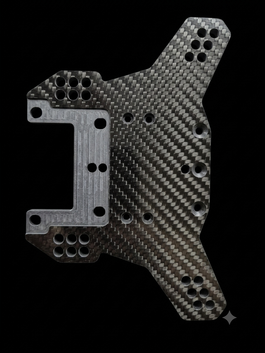 RADICAL RC CARBON FIBRE MCD W5 REAR SHOCK TOWER