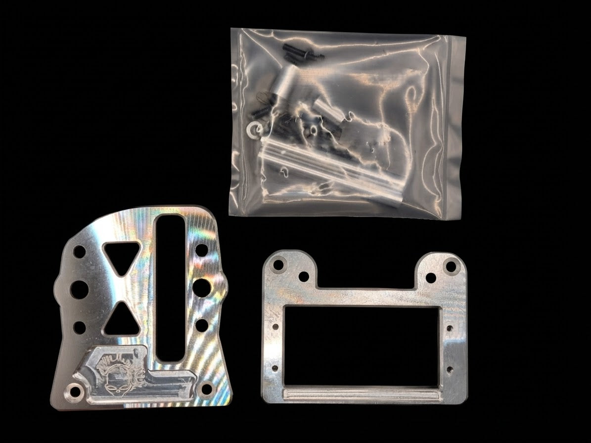CCR LOSI 5IVE-T 2.0 BILLET SERVO MOUNT AND CENTRE DIFF TOP PLATE