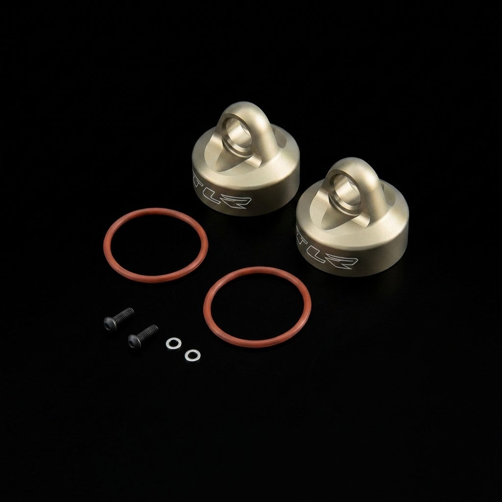 TLR353003 LOSI 5IVE BLEEDER SHOCK CAPS ALLOY (2)