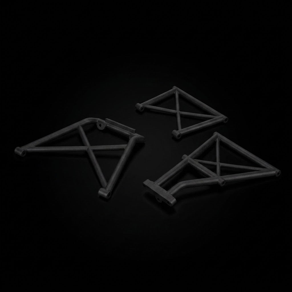 LOSB2576 REAR BUMPER BRACE SET (3) LOSI 5IVE T